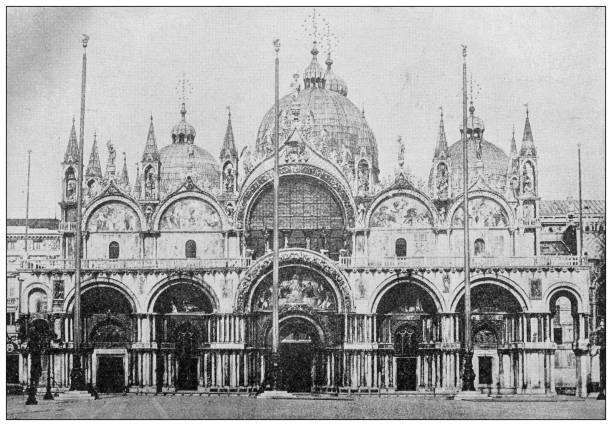 istock Sport and pastimes in 1897: San Marco Cathedral, Venice 1975525477
