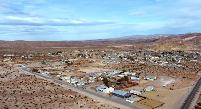 Aerial view of Beatty Nevada