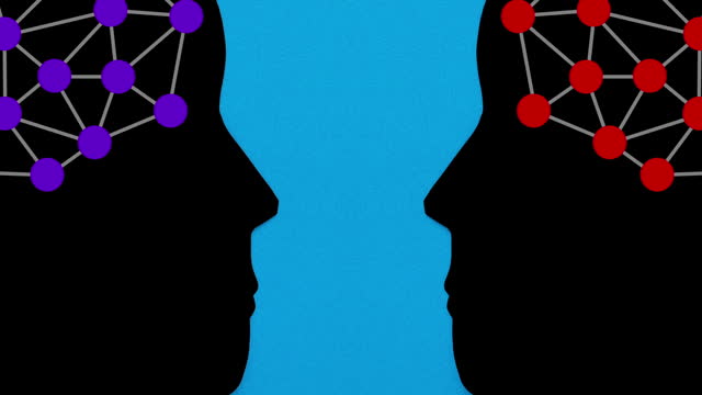 Face to face connected brain profiles