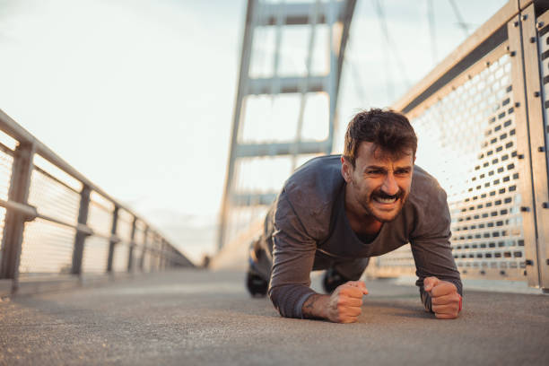 istock Male Athlete in Plank 1975633888