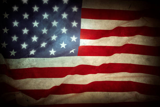 istock Grunge American flag 1975639150