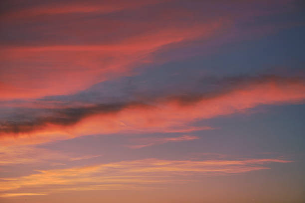 istock A sunset. Heaven, orange sky Sun rays Wallpaper 1975655826