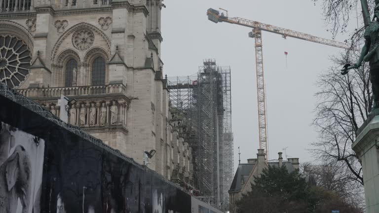 Notre-Dame de Paris undergoing restoration