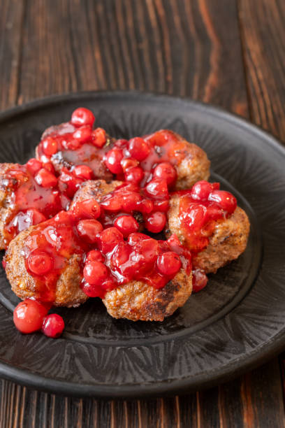 istock Swedish meatballs with lingonberry sauce 1975752786