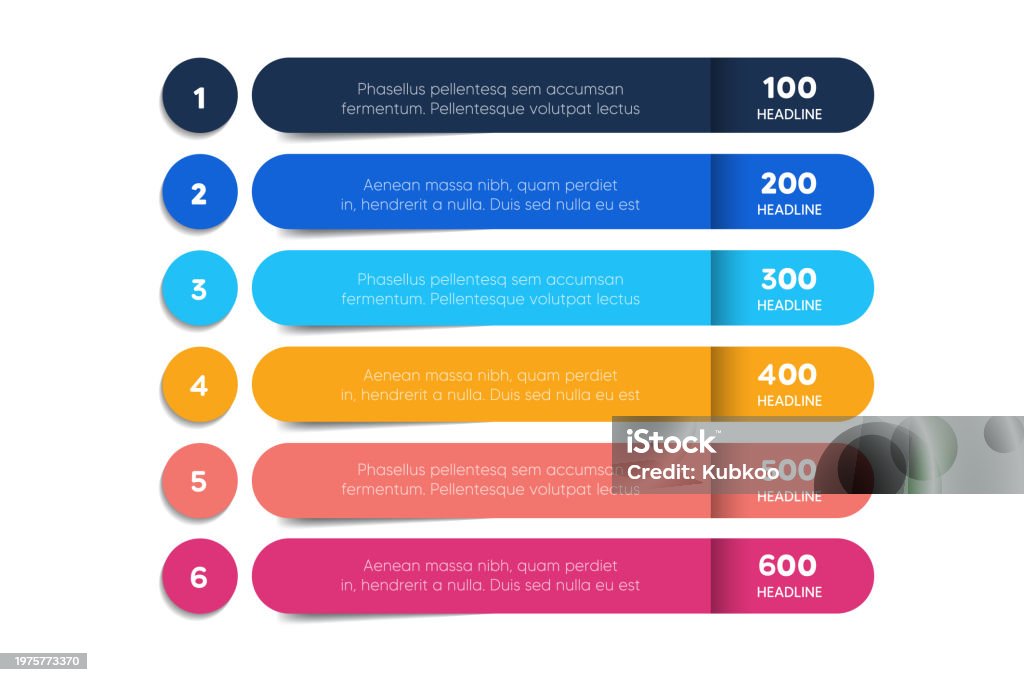 Schedule Chart Design Lettering Table Schedule Design Template With 5 Row Vector Banner Stock ...