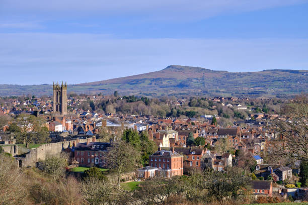 istock View overlooking the town of Ludlow, England 1975808889