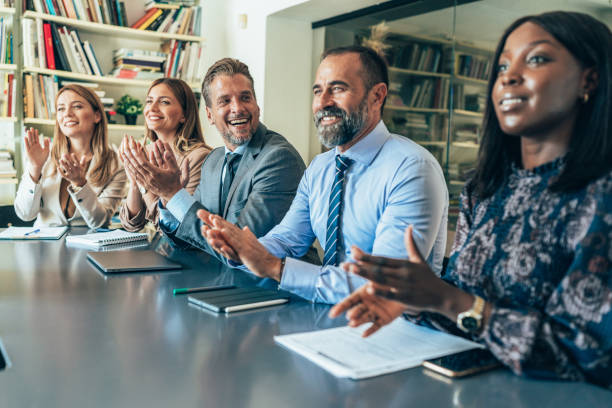 istock Multi-ethnic group of business persons during a conference 1975816440