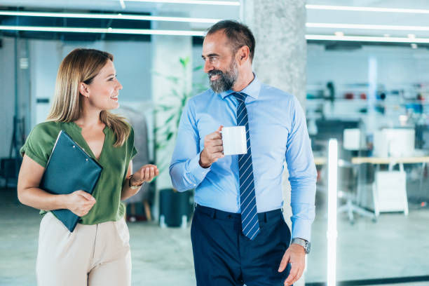 istock Business colleagues talking in the office 1975816445