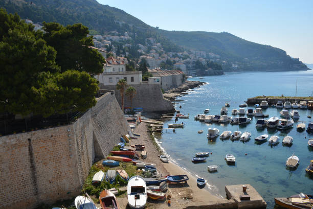 istock Berth with yachts and boats in Dubrovnik 1975833037