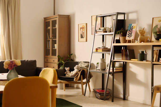 istock Interior of spacious living room 1975850202