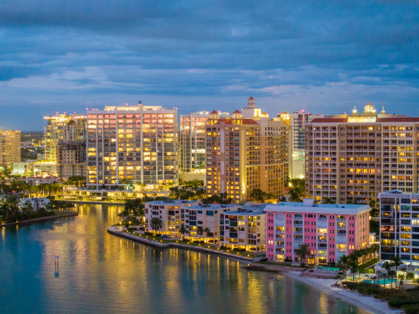 istock Sarasota Florida at Night 1975930635
