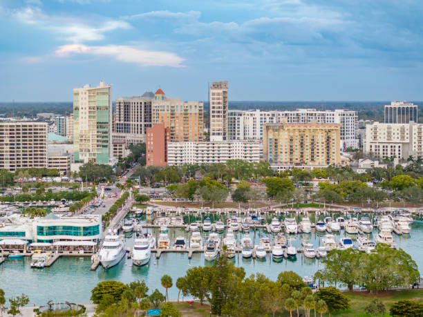 istock Sarasota, Florida Marina and Skyline 1975933305