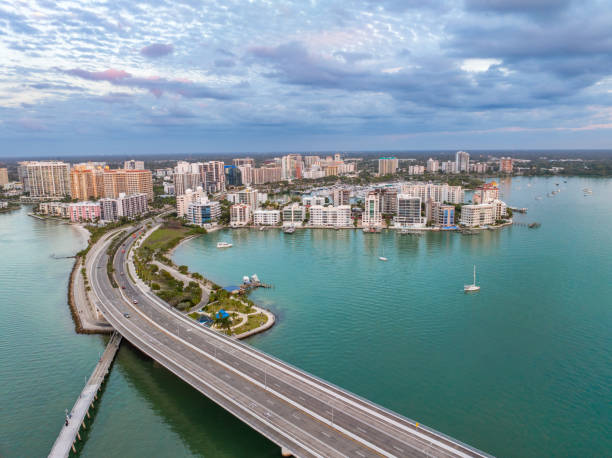 istock Sarasota Bride and Skyline 1975935387