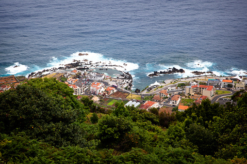 Porto Moniz high point of view, in Madeira Island