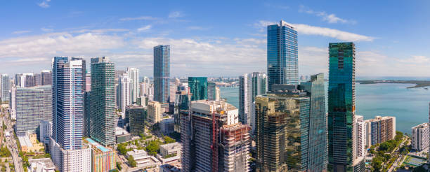 istock Aerial stock print panorama Brickell Miami FL 2024 1976001295