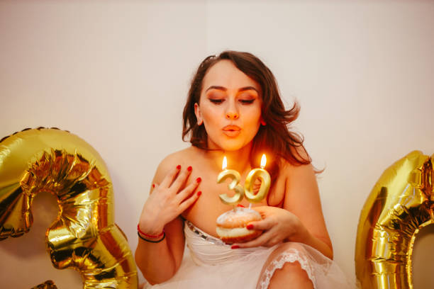 istock Making birthday wish stock photo 1976023227