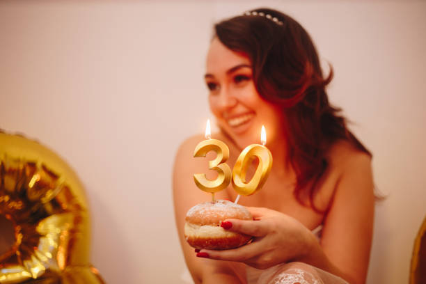 istock Making birthday wish stock photo 1976023364