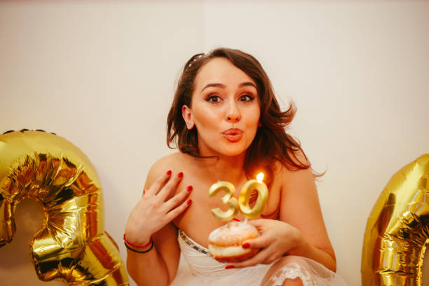 istock Making birthday wish stock photo 1976023782
