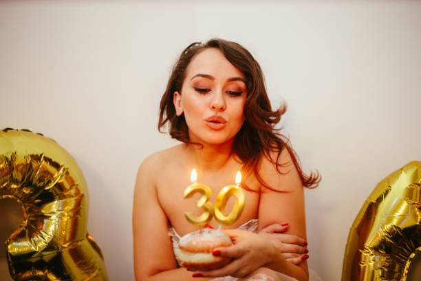 istock Making birthday wish stock photo 1976025355
