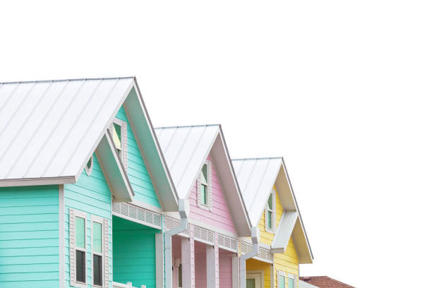 South Padre Island homes. Texas, USA