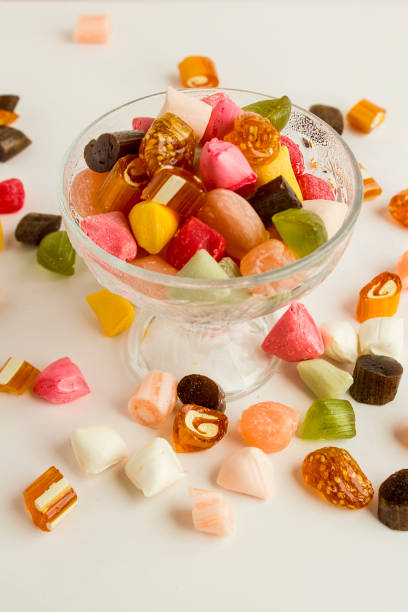 istock Traditional Turkish hard candy,Akide in the glass bowl, 1976072739