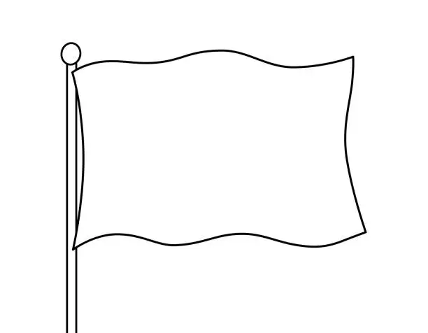 Flag Without Color Free blank flag Illustrations & Vectors | Templates, Icons & More ...