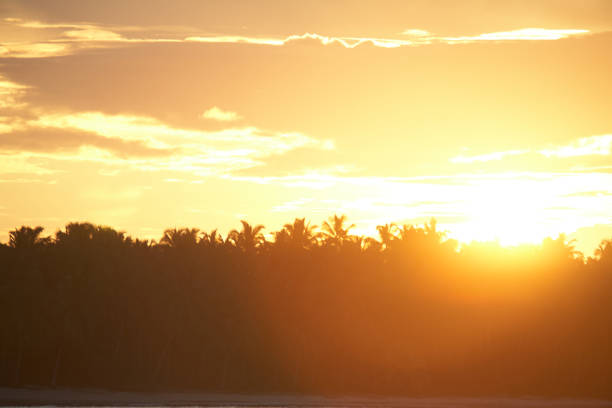Sunset from a Sailboat on the Indian Ocean.