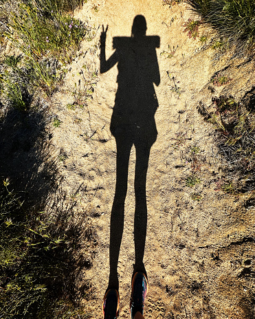 Woman along the Pacific Crest Trail