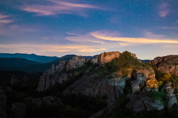 istock Majestic night landscape at Belogradchik rocks. 1976271068