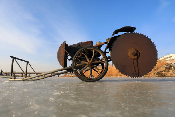 Old Plow on Farmland, Ethno Village of Drvengrad, Serbia