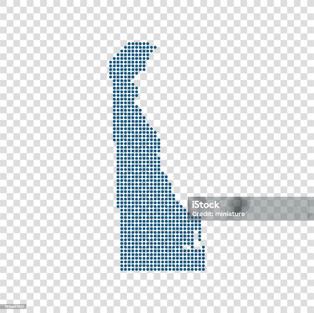 Feloware Delaware Map Stock Illustration - Download Image Now - Abstract ...
