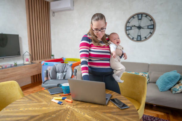 istock Busy mum working from home 1976737685
