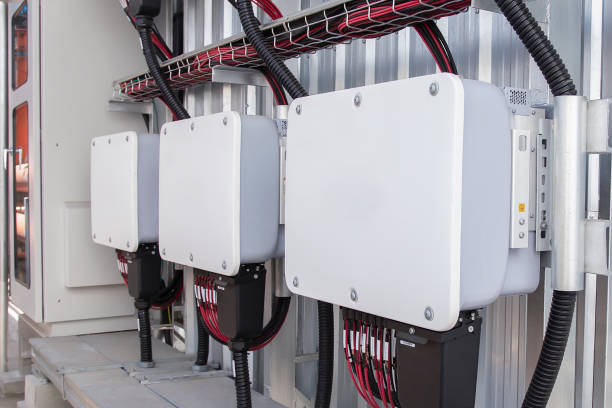 istock White inverter of solar cell power generation system 1976742828