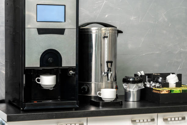 istock Coffee corner in a canteen close up 1976786733
