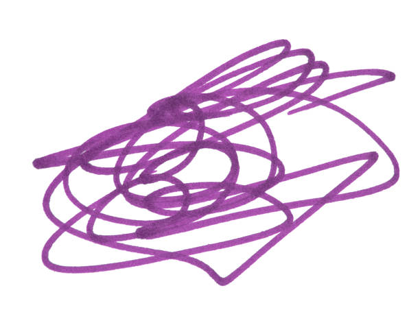 istock Doodle drawn on a white isolated background with a bright marker. 1976796156