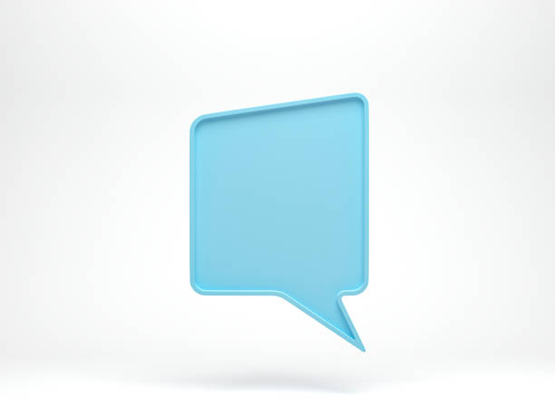istock 3d rendering, 3d illustration. Speech bubbles set isolated on white background. Abstract social media blog posts trendy. 1976824904