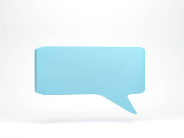 istock 3d rendering, 3d illustration. Speech bubbles set isolated on white background. Abstract social media blog posts trendy. 1976824971