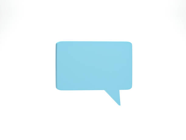 istock 3d rendering, 3d illustration. Speech bubbles set isolated on white background. Abstract social media blog posts trendy. 1976826065