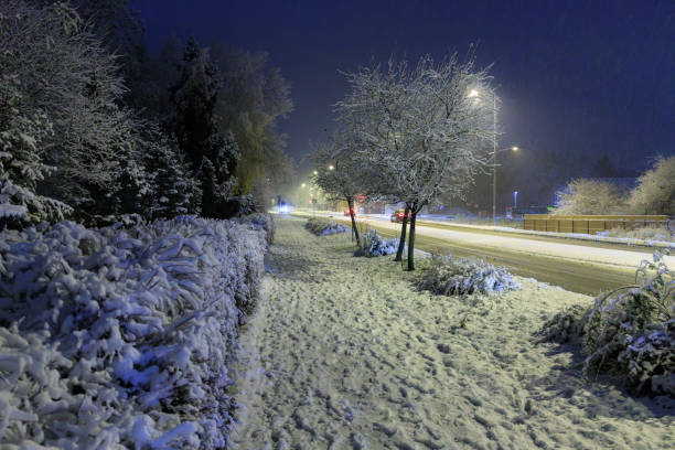 istock Heavy snowfall over night in Poland 1976899850