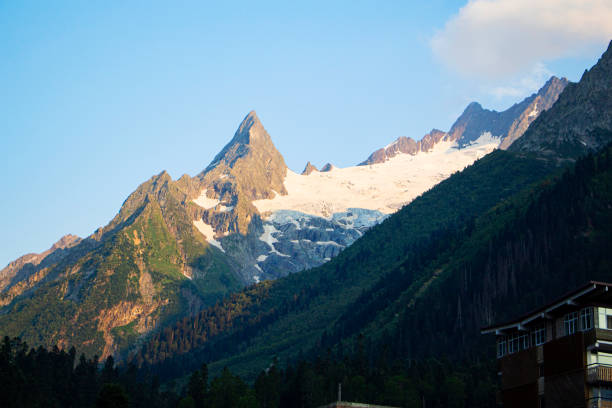 istock The Caucasus Mountains. Mountain peaks in summer. 1976919200
