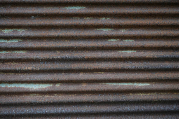 Zinc wall texture background in vintage style.