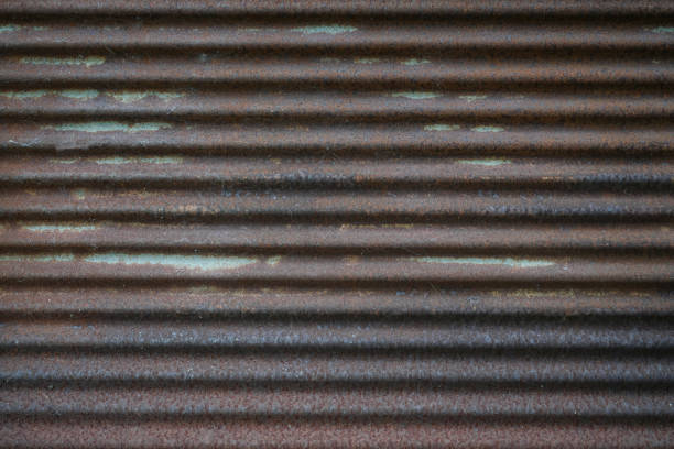 Zinc wall texture background in vintage style.