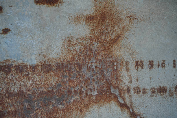 istock Old steel rusty metal texture background.Rusted galvanized sheet, vintage background. 1976937402