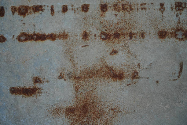 istock Old steel rusty metal texture background.Rusted galvanized sheet, vintage background. 1976937403
