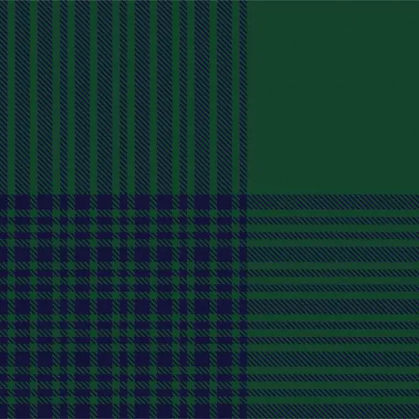 Vector illustration of Neutral Colour Asymmetric Plaid textured Seamless Pattern Design