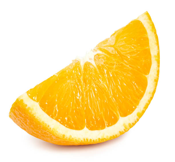 istock Orange fruits slice isolated Clipping Path 1977073071