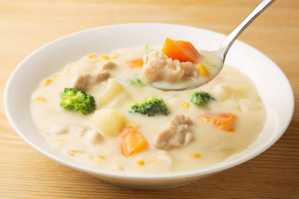Japanese white cream stew