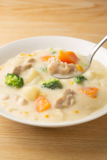 Japanese white cream stew
