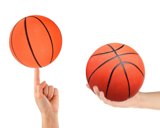 istock Basketball on a Finger and hand 1977152822
