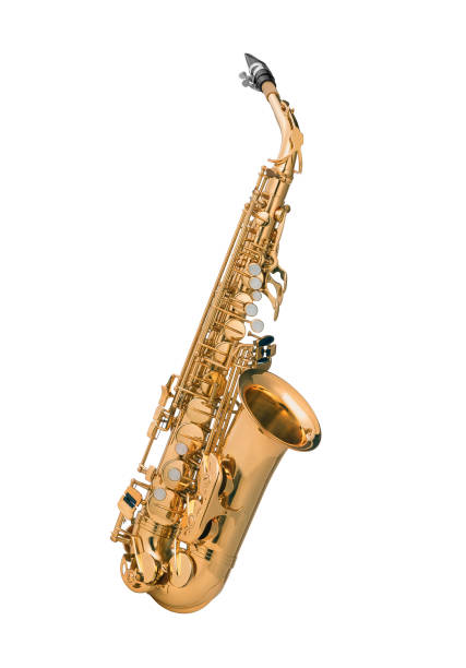 istock Tenor sax golden saxophone isolated 1977161432